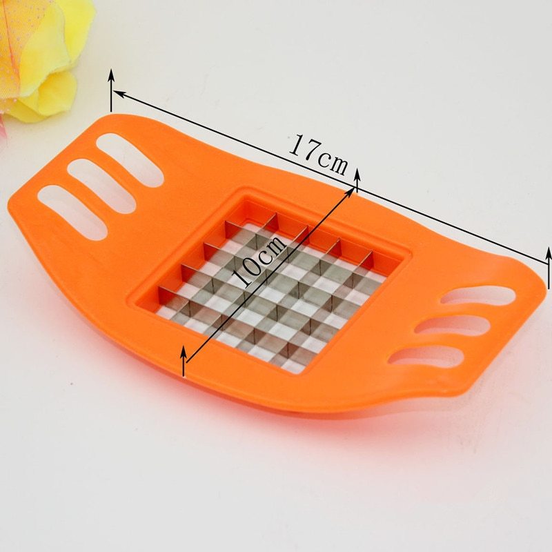 2-Blade Stainless Steel Potato Cutter & French Fries Slicer – Kitchen Vegetable Chopper Tool