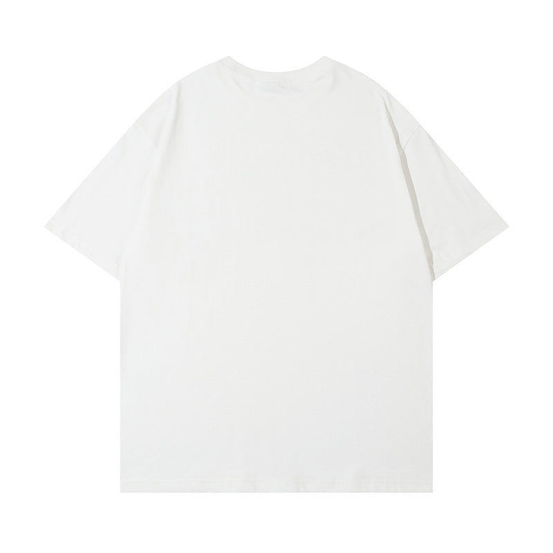 Trendy Letter Printed T-Shirt for Men – Summer Casual Streetwear Top