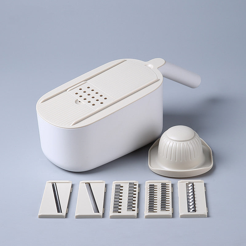 Multi-Functional Vegetable Slicer & Chopper – Kitchen Mandoline Cutter with Blades