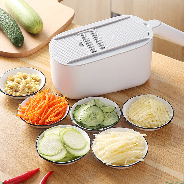 Multi-Functional Vegetable Slicer & Chopper – Kitchen Mandoline Cutter with Blades