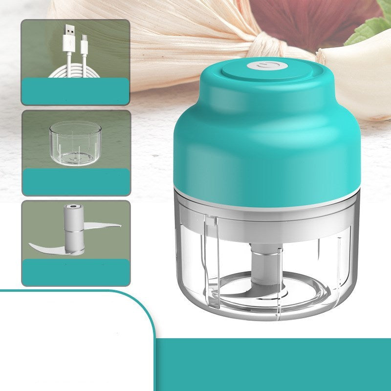 Mini Electric Garlic Masher – Baby Food Processor & Portable Cooking Machine