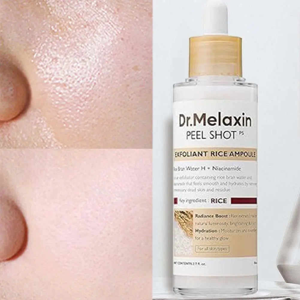 Black Rice Peeling Ampoule ā Glow Exfoliator & Blackhead Remover