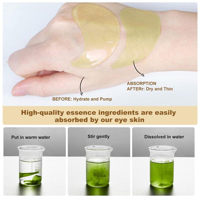 Avocado Moisturizing Eye bagMask,60pcs/set Under Eye Mask, Eye Care Product for Dark Eye Bags,