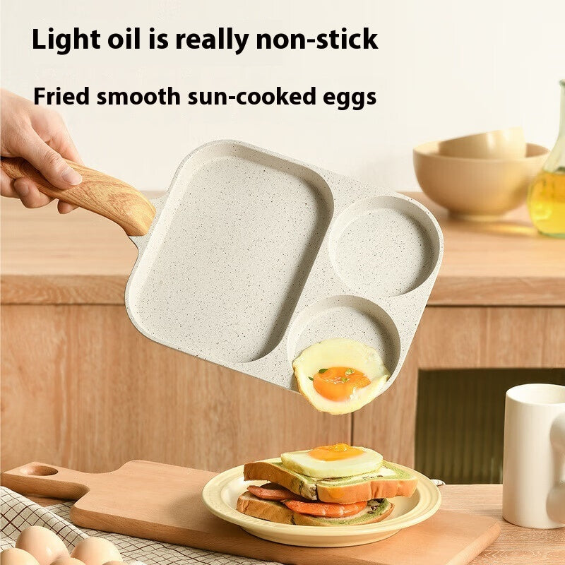 Plus-Sized Non-Stick Egg Frying Pan – Medical Stone Coating for Easy Cooking