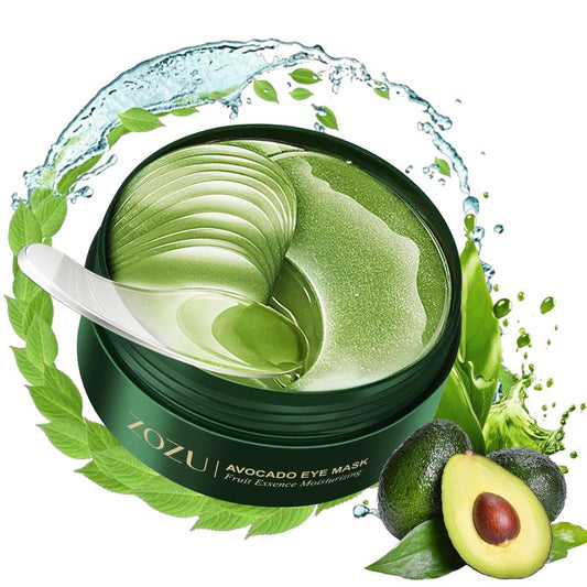 Avocado Moisturizing Eye bagMask,60pcs/set Under Eye Mask, Eye Care Product for Dark Eye Bags,
