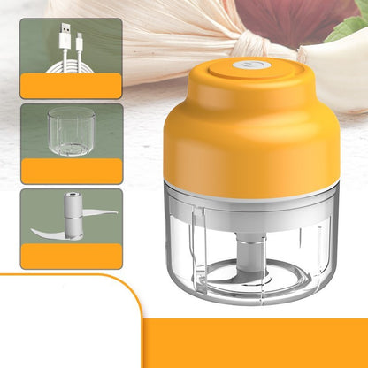 Mini Electric Garlic Masher – Baby Food Processor & Portable Cooking Machine