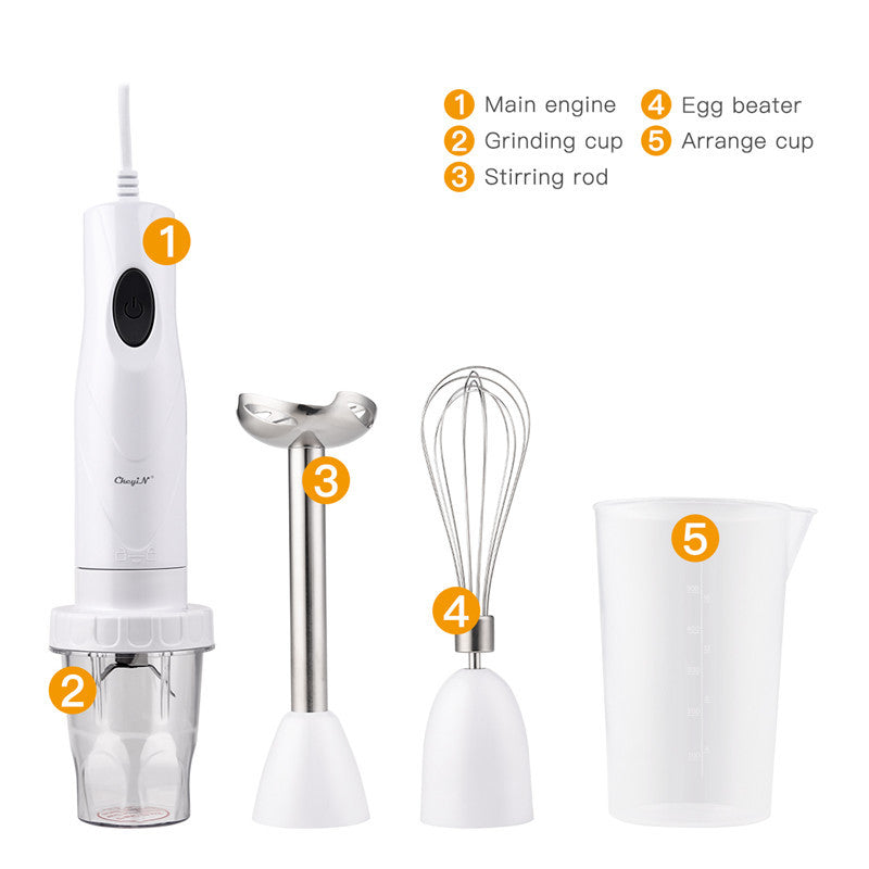 Multifunction Baby Food Maker – Handheld Cooking Stick Blender for Purees & Soups