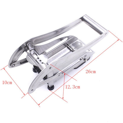 2-Blade Stainless Steel Potato Cutter & French Fries Slicer – Kitchen Vegetable Chopper Tool