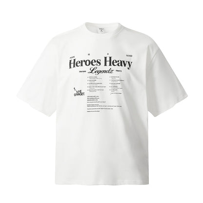 Summer Men’s Short Sleeve T-Shirt – Fashion Letter Print Casual Tee