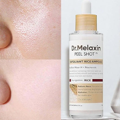 Black Rice Peeling Ampoule – Glow Exfoliator & Blackhead Remover
